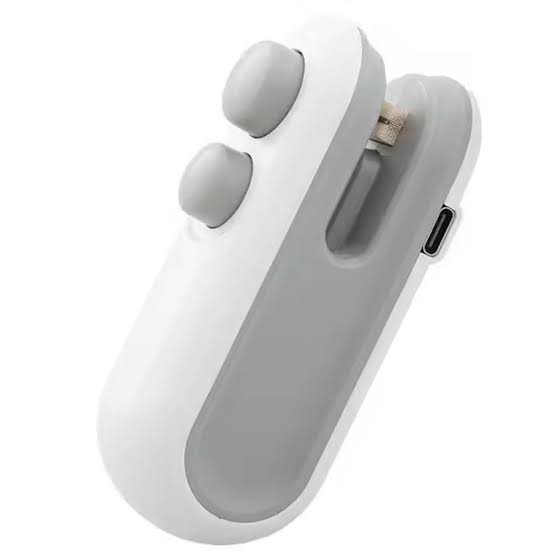 Portable Mini Sealing Machine 2 in 1 USB Rechargeable Magnetic Bag Sealer Heat Seal with Cutter