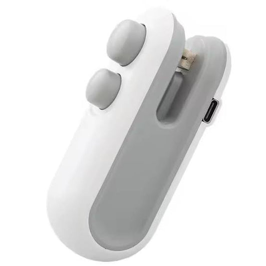 Portable Mini Sealing Machine 2 in 1 USB Rechargeable Magnetic Bag Sealer Heat Seal with Cutter